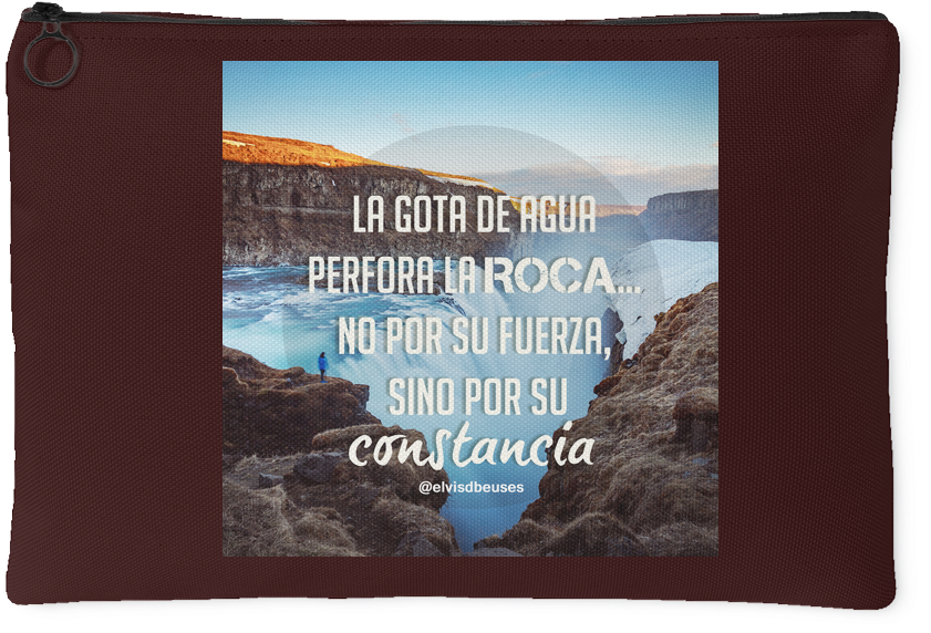 La Gota De Agua Perfora La Roca, No Por Su Fuerza, - Gente No Es Pobre Por Como Vive (1024x1024), Png Download