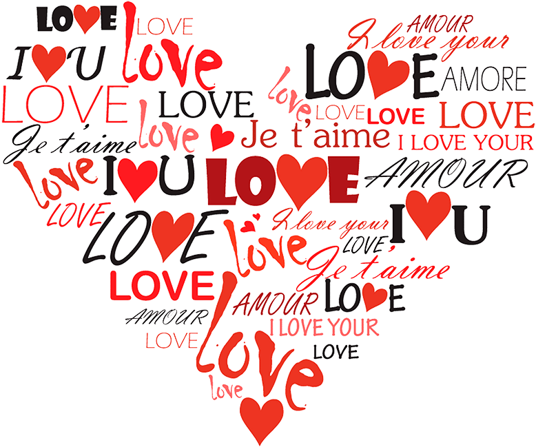 Frases De Amor Con Fondos - Love Heart Throw Blanket (900x728), Png Download