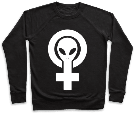 Alien Feminist Symbol Pullover - Pennywise X Mr Babadook (484x484), Png Download