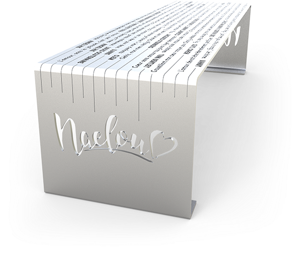 Bench Naelou - Banc Naelou (600x509), Png Download