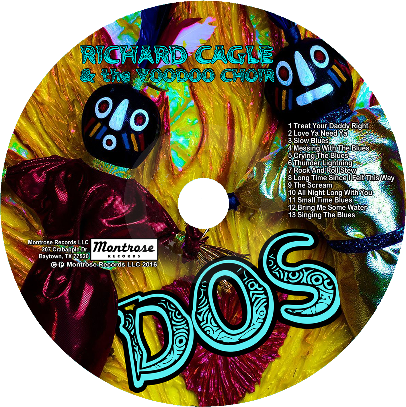 Richard Cagle & Voodoo Choir - Dos Texas Voodoo (1552x1566), Png Download