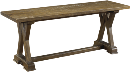 Modern Room Furnishings - French Heritage Pyrenees Wood Dining Bench (450x450), Png Download