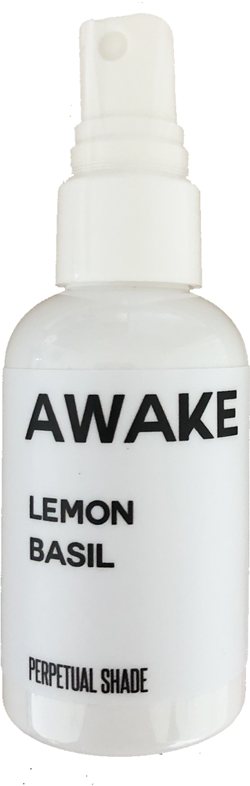 Perpetual Shade Awake Lemon And Basil Spray Mist - Essential Oil (1225x1242), Png Download
