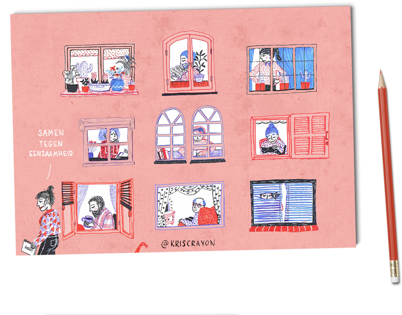 A Drawing For A Charity Against Loneliness - Sketch Pad (1027x770), Png Download