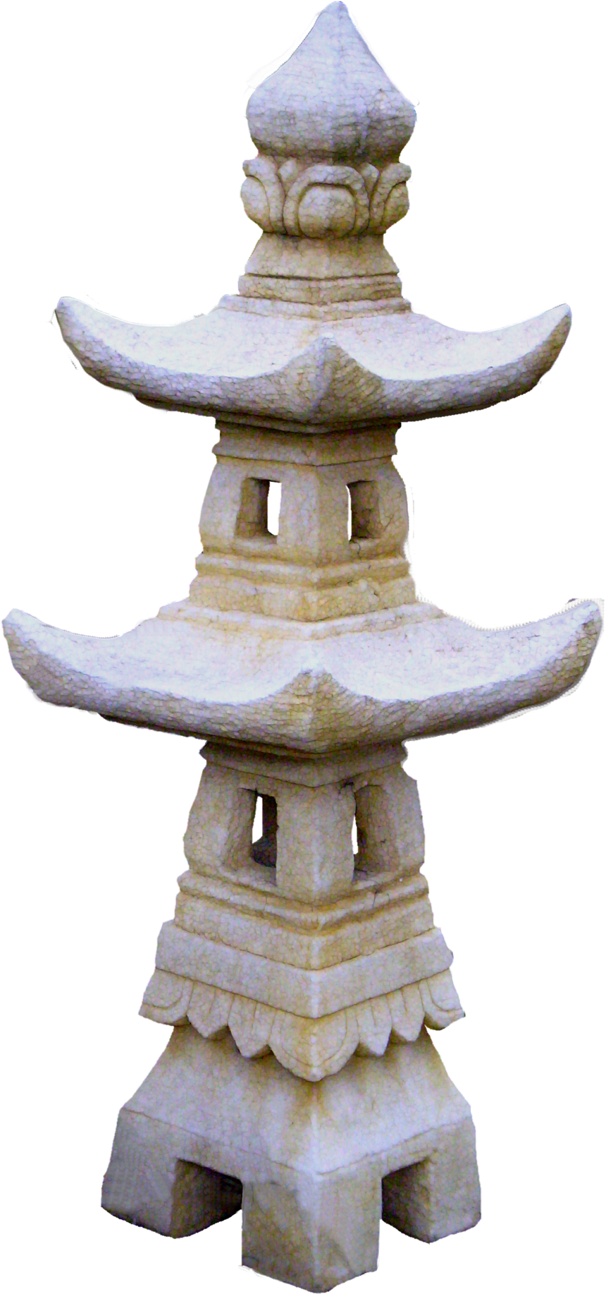 Chinese Stone Garden Lantern Japanese Garden Lanterns, - Pagoda (900x1881), Png Download
