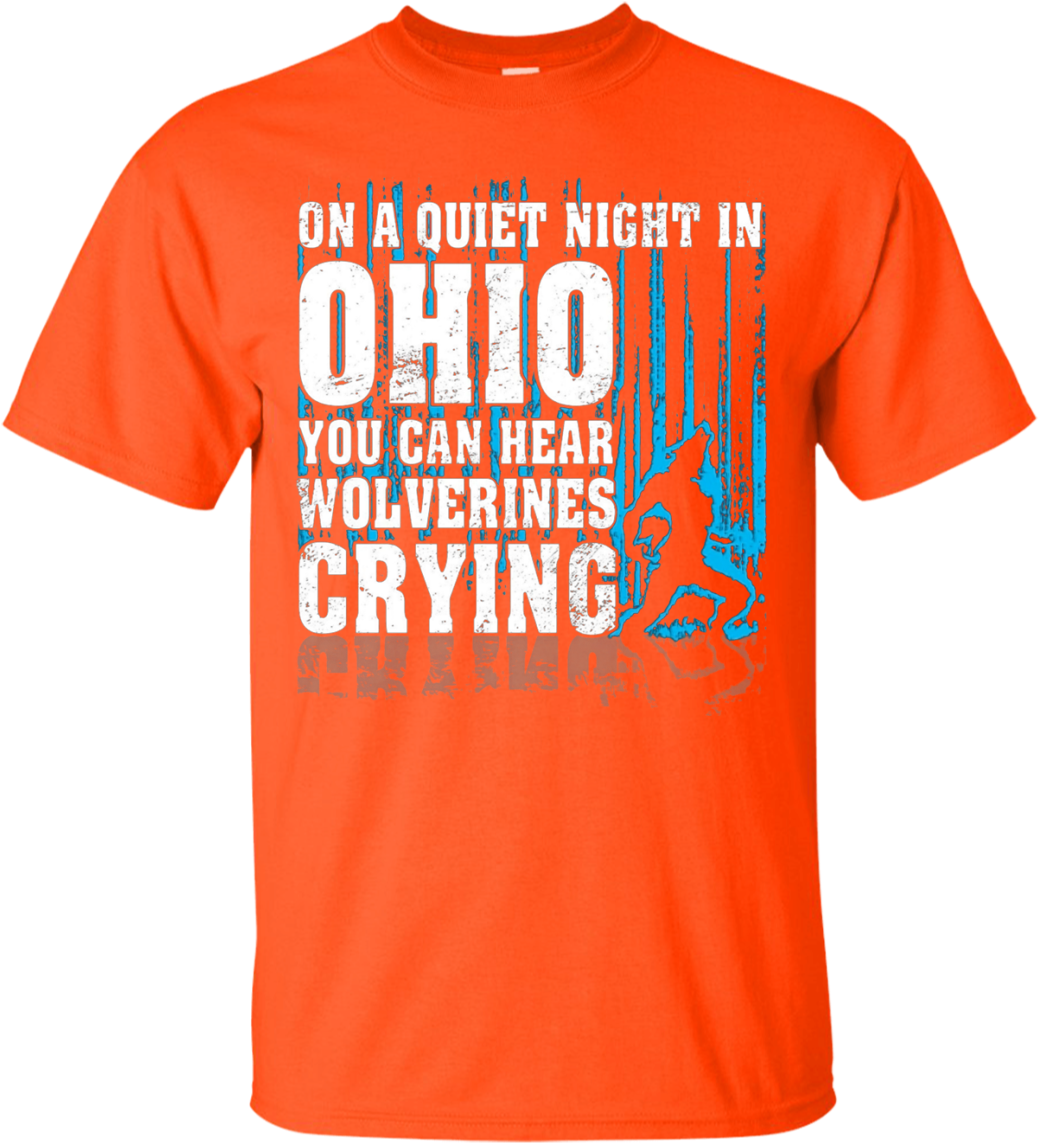 On Ohio You Can Hear Wolf Man Crying T-shirt - Can T Stop Won T Stop Shirt (1155x1155), Png Download