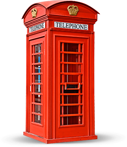 Miscellaneous - Red Phone Booth Png (443x511), Png Download