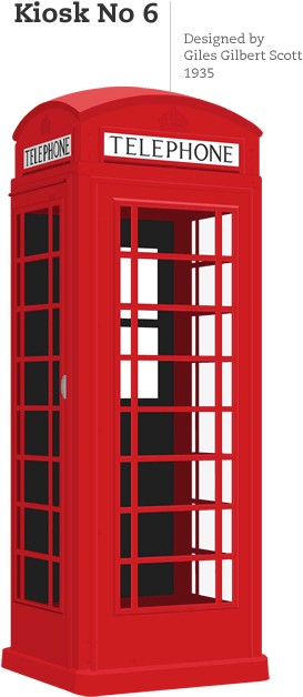 Red Telephone Box (360x685), Png Download