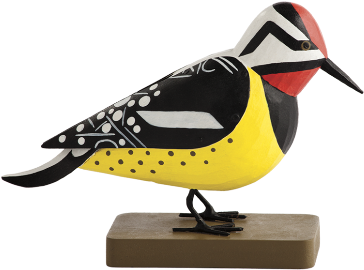 Savoring Sycamore - Gold Leaf Design Group Wd2332 Charley Harper Licensed (800x775), Png Download