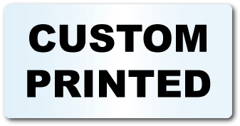 5" X 2" Round Corners Rectangle Clear Custom Printed - Danger Restricted Area Sign (350x350), Png Download