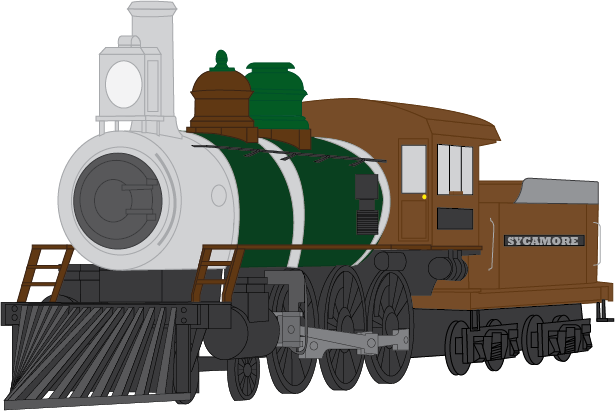 The Sycamore - Locomotive (615x411), Png Download