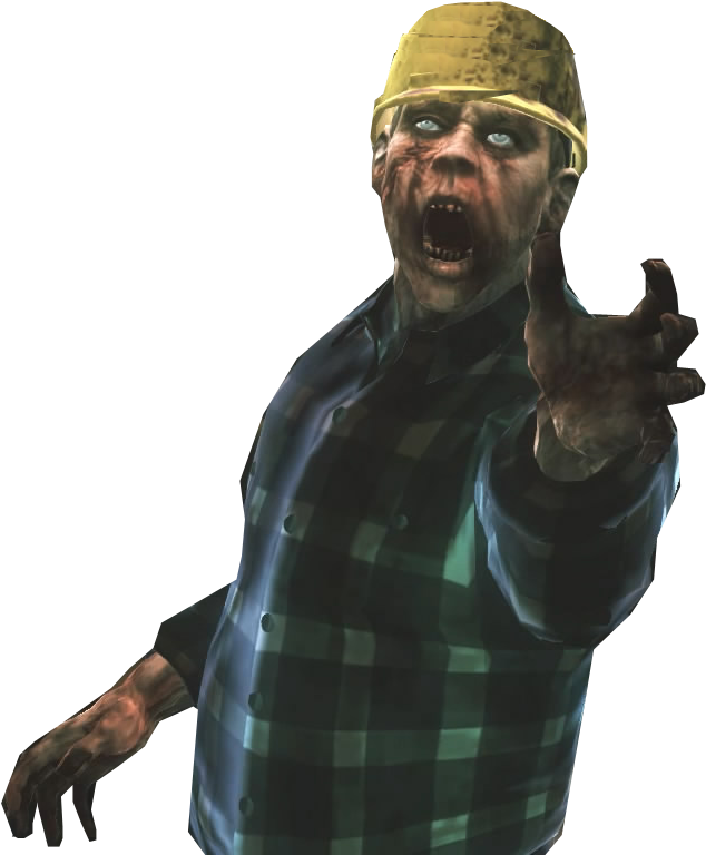 Dead Rising 2 Miner Zombie From Ign Full Crop Fixed - Dead Rising Zombie Png (793x792), Png Download