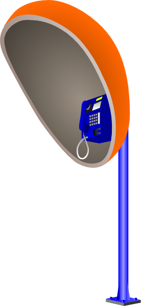 Telefone Publico Png (276x600), Png Download