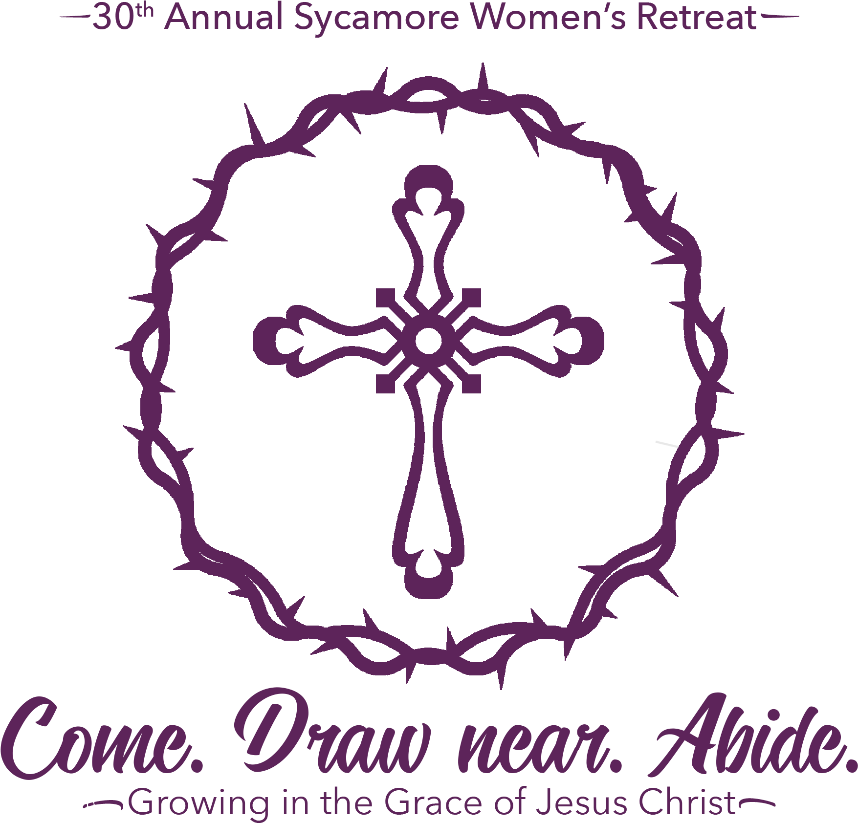 Wmnsretreat18 - Crown Of Thorns Svg (1957x1957), Png Download