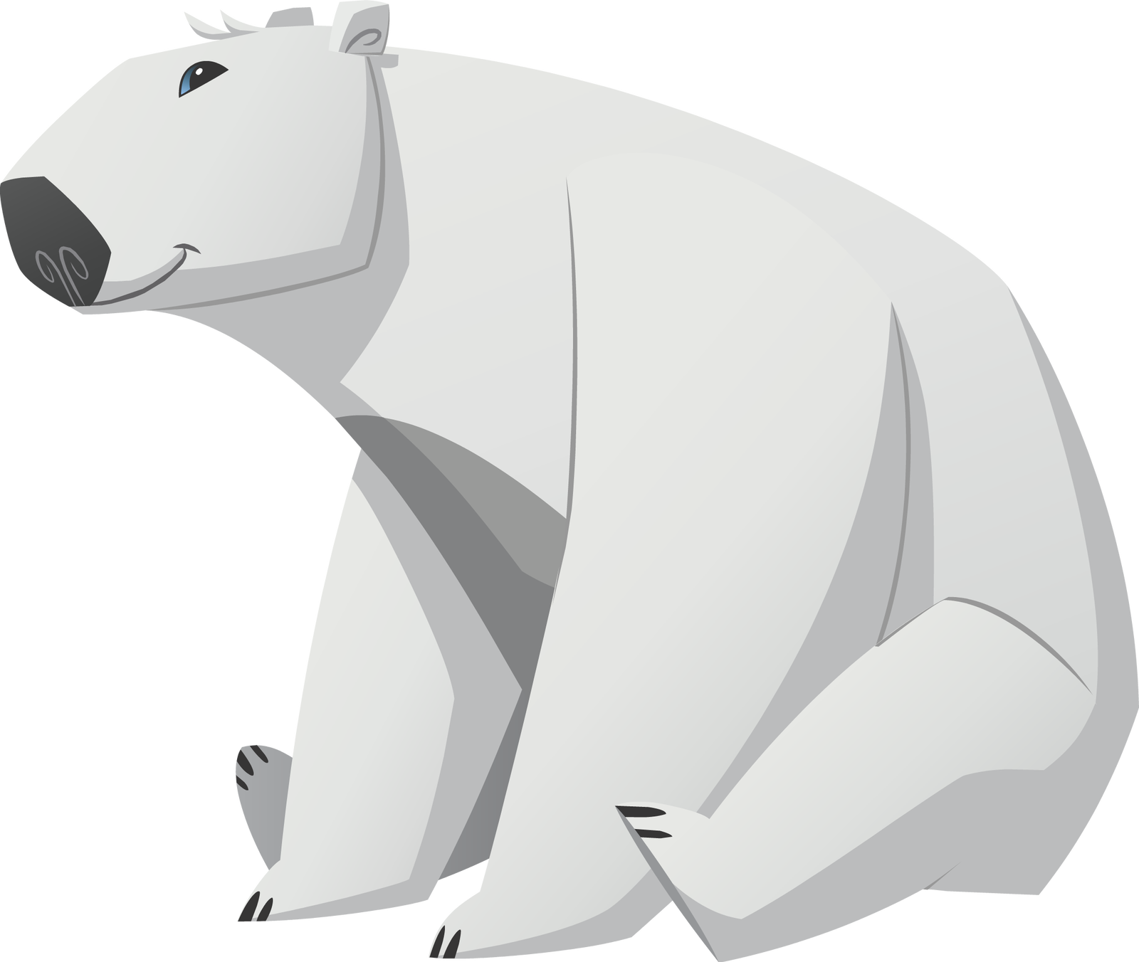 Polar Bear Free Transparent Images - Animal Jam Animals Polar Bear (1600x1352), Png Download