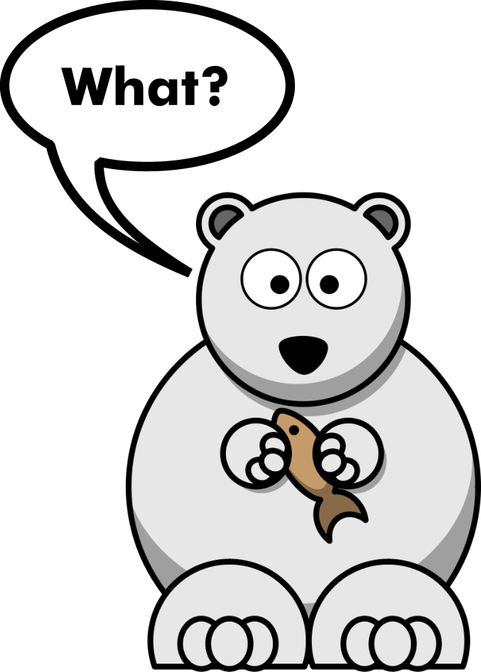 Funny Polar Bear Joke - Bear Drawing Easy Cute (677x946), Png Download