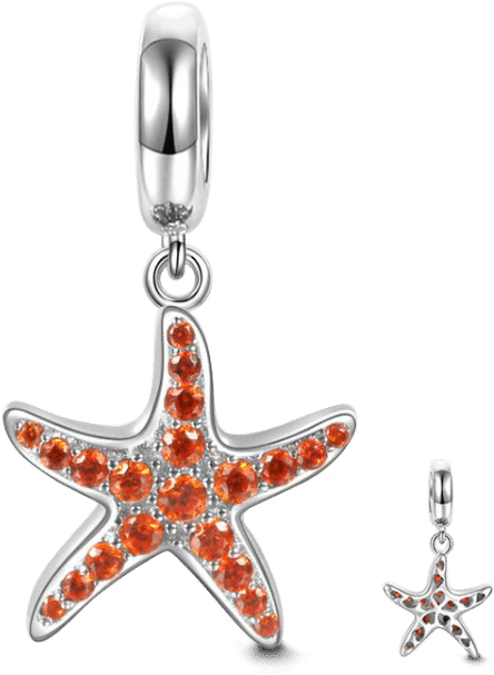 Charm Necklaces Soufeel Starfish Necklace (750x750), Png Download
