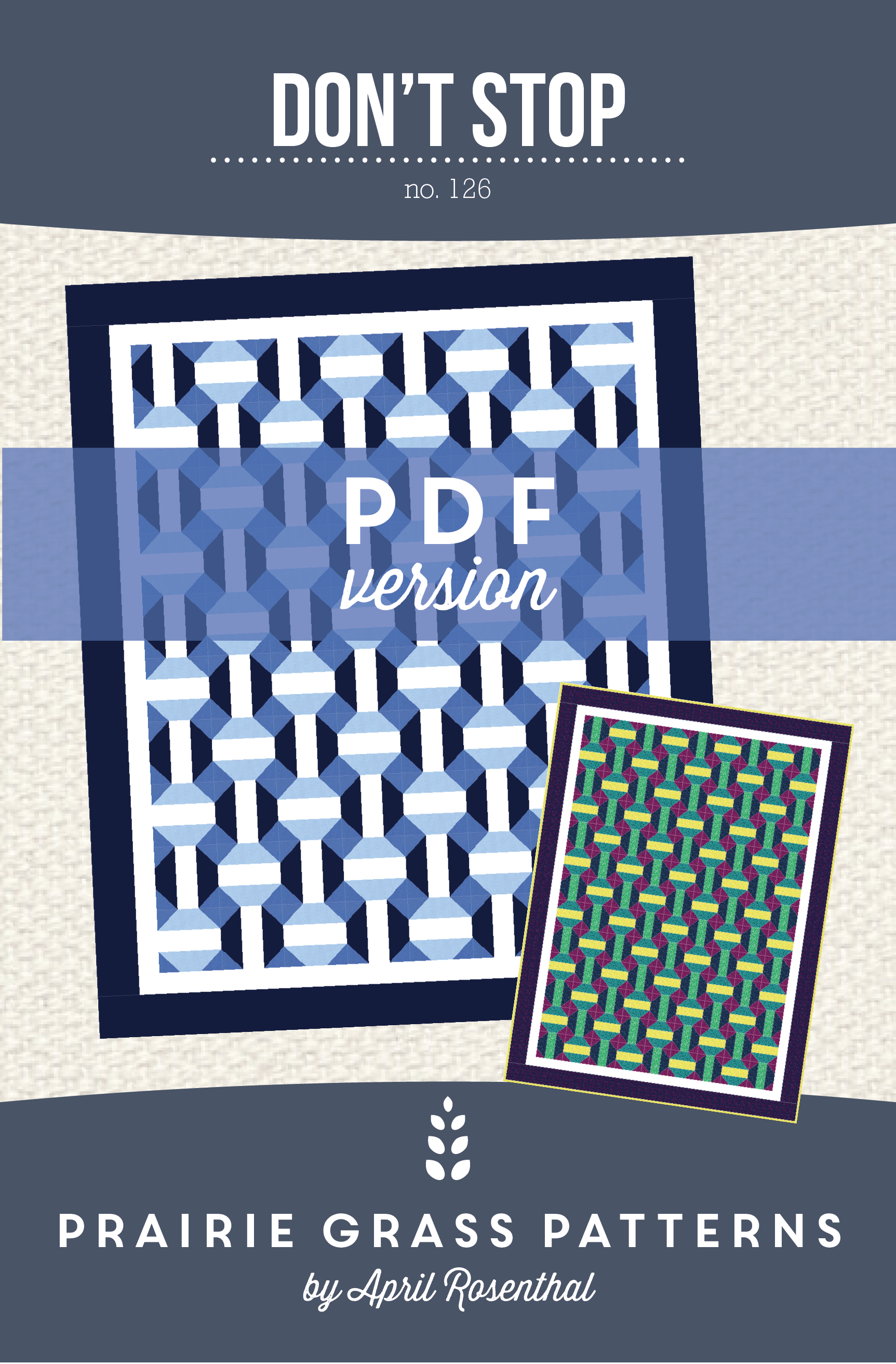 Next Prev Image Of Don't Stop - Quilting (1725x2625), Png Download