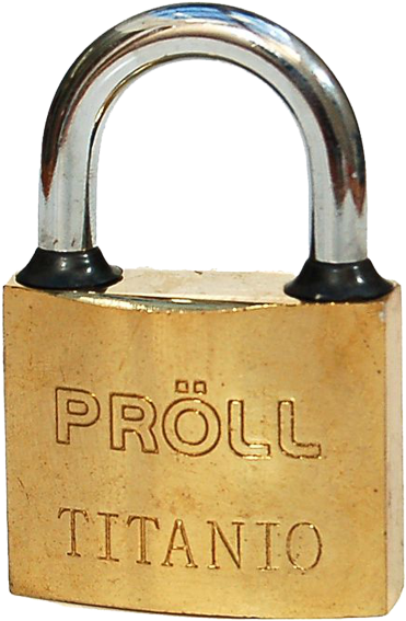 Candado Titanio - Padlock (600x600), Png Download