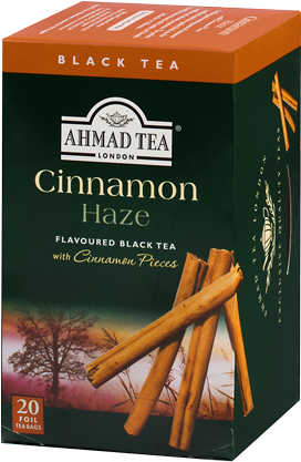 20 Foil Teabags - Ahmad Tea Cinnamon (314x452), Png Download