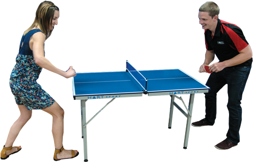 Hart Mini Table Tennis Table (500x500), Png Download