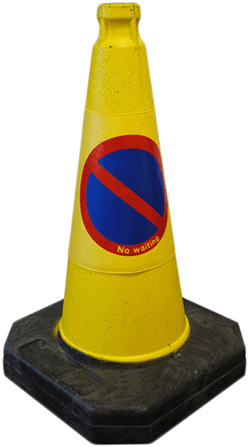 No Parking Cones - Traffic Cone (600x600), Png Download