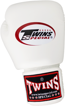 Twins Boxing Gloves - White Twins Boxing Gloves (300x415), Png Download