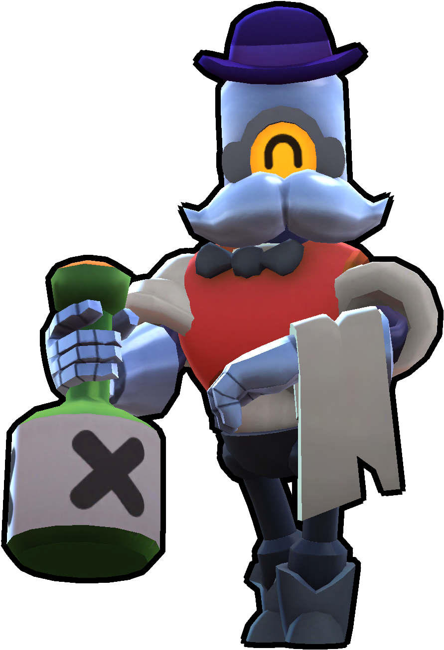 Barley - Barley Brawl Stars Png (930x1420), Png Download