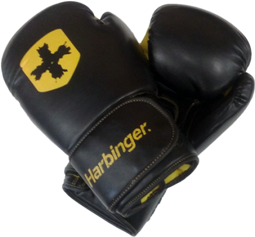 Moulded Pu Boxing Gloves - Harbinger Padded Handle Push Up Bars - 2 Bars (500x500), Png Download