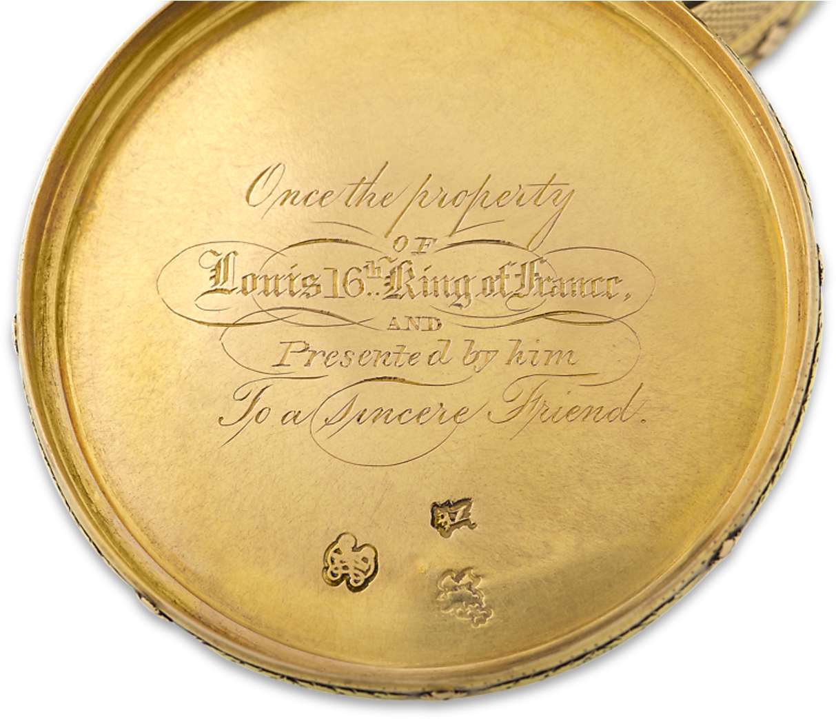 Louis Xvi Gold Snuff Box - Circle (1351x1080), Png Download