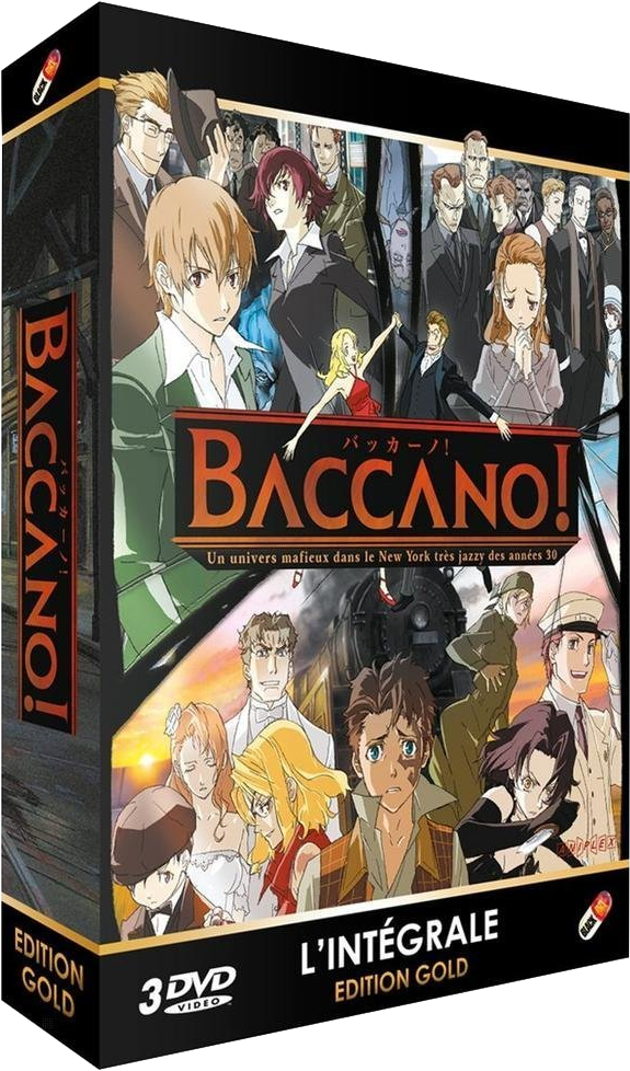 Dvd Fr Box Gold - Baccano - Complete Series Vc Dvd (598x1000), Png Download