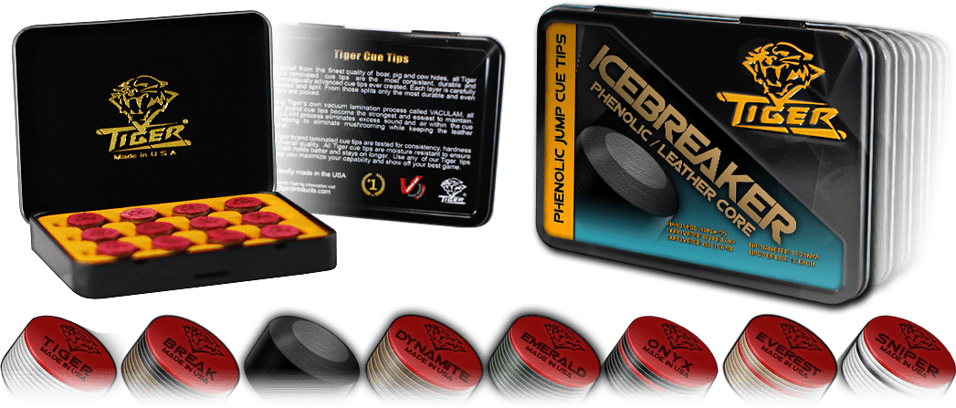 Laminated And Phenolic Cue Tips - Metal (1047x447), Png Download