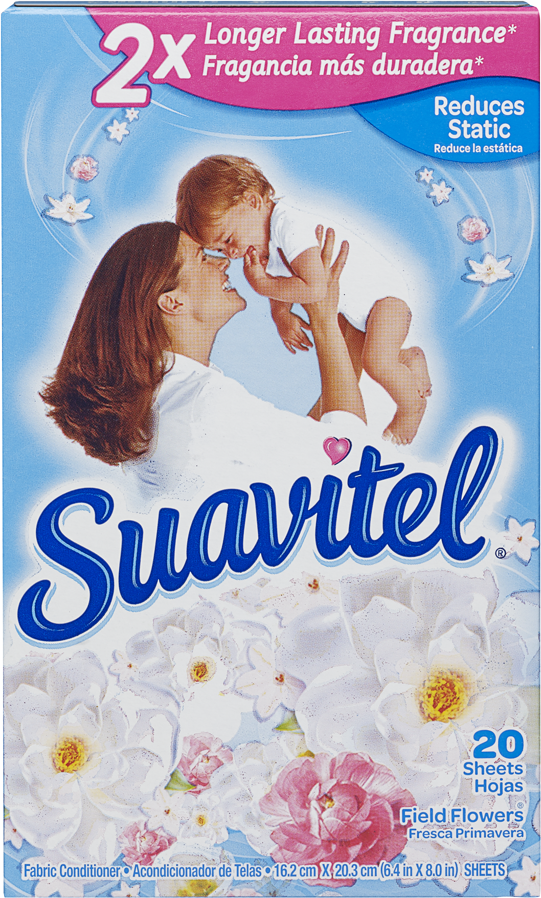 Suavitel Dryer Sheets, Field Flowers - Suavitel Morning Sun (1800x1800), Png Download