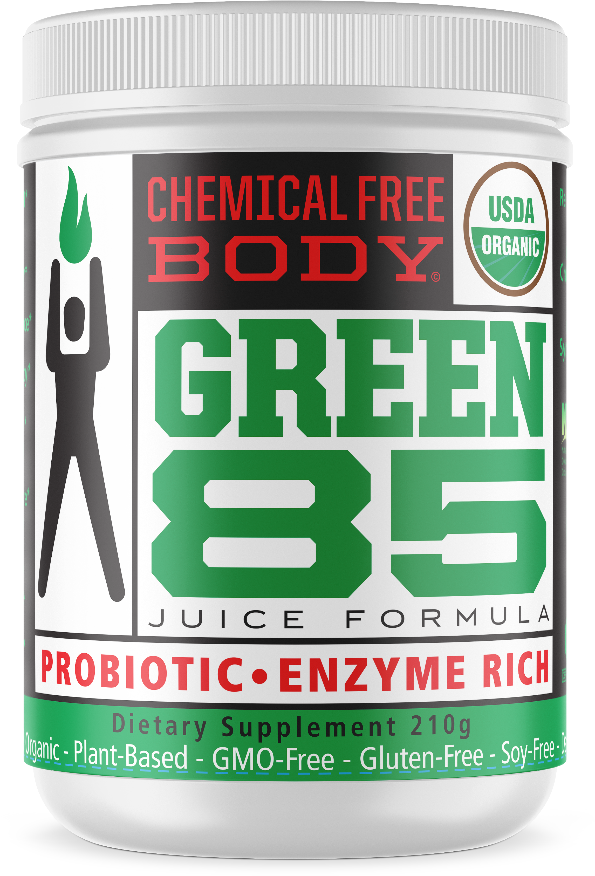 Green 85 Juice Formula - Gmo Chemical Bottles (4000x4000), Png Download