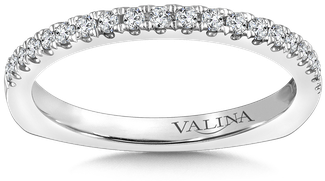 Wedding Band - Кольцо С Камнями По Кругу (350x350), Png Download