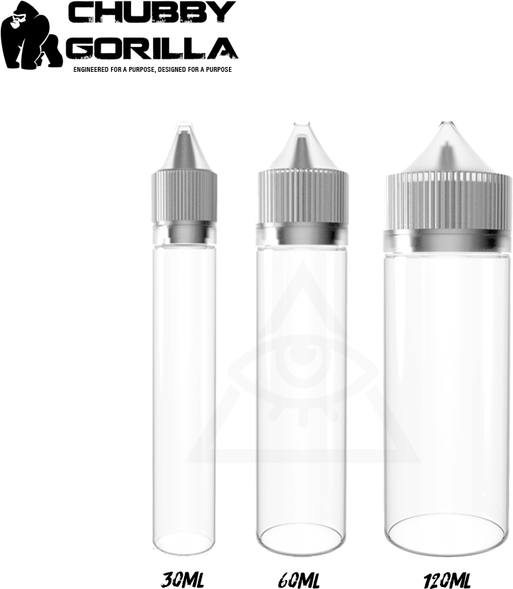 Chubby Gorilla™ Unicorn Bottle - Gorilla Bottle (1000x1000), Png Download