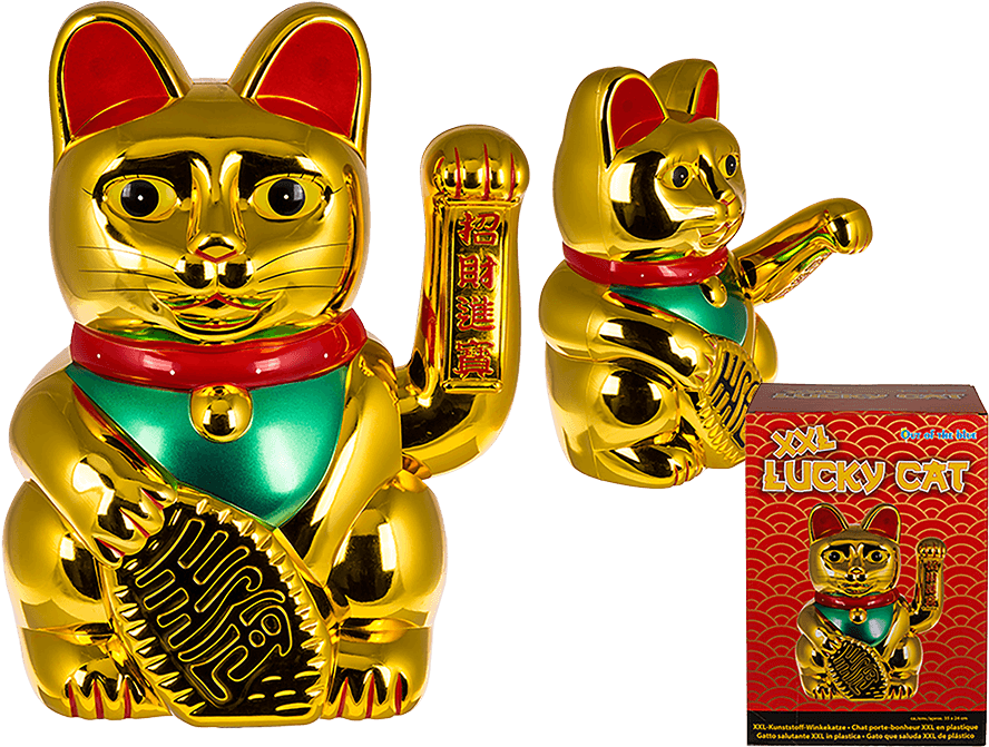 Xxl Lucky Cat (945x709), Png Download