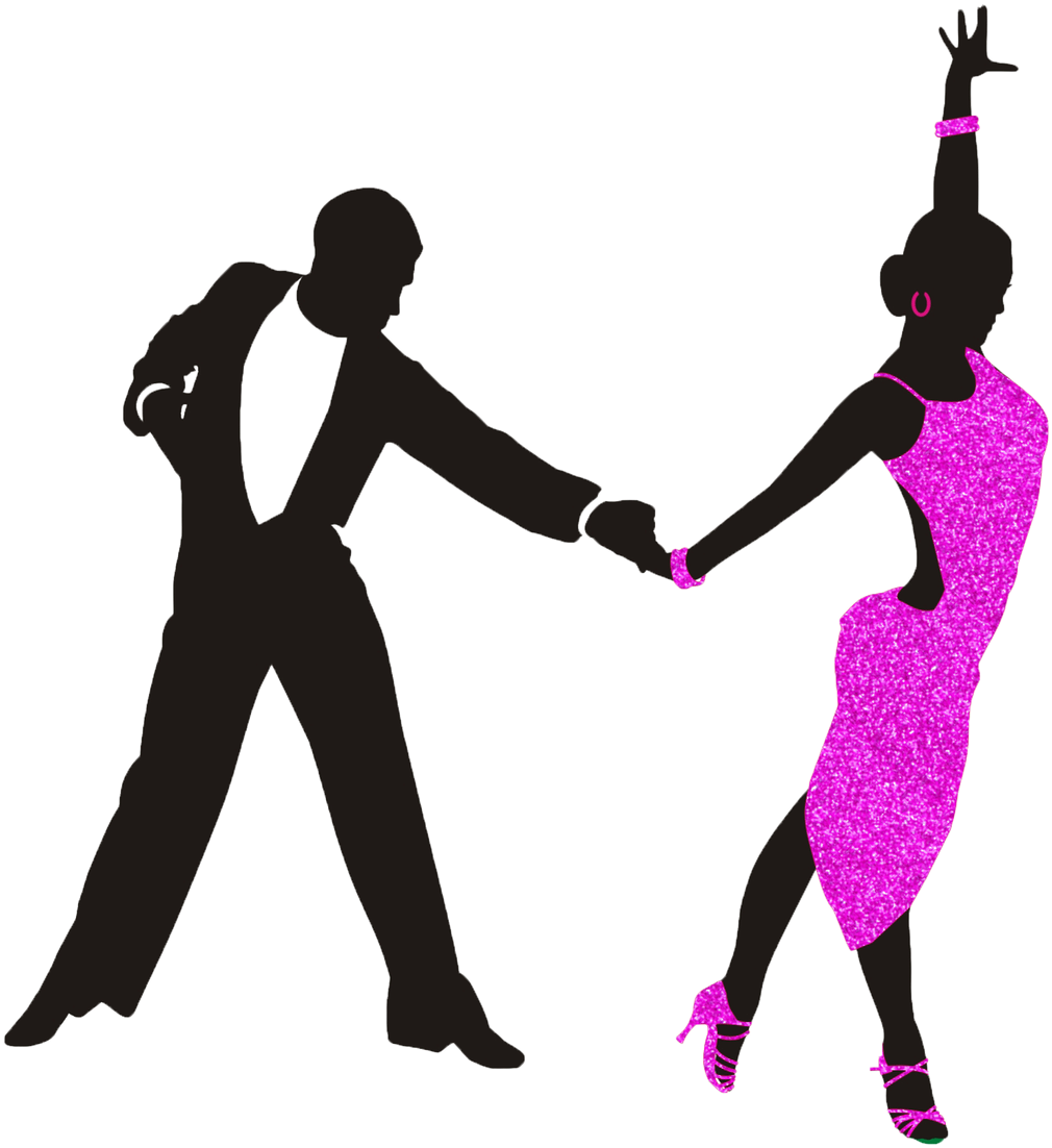 Latin - Latin Ballroom Dance Silhouettes (1200x1165), Png Download