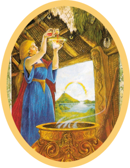 Image - Druid Craft Tarot Kit (433x558), Png Download