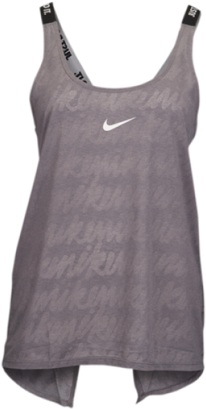 Nike Script Elastika Tank - Nike Dri-fit Women's Size Medium White & Orange (600x600), Png Download