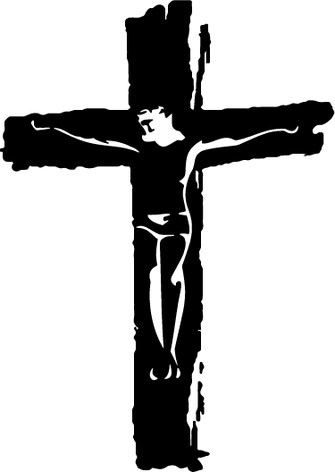 Vinilo Decorativo Cruz Cristiana - Cruz De Cristo Png (375x528), Png Download