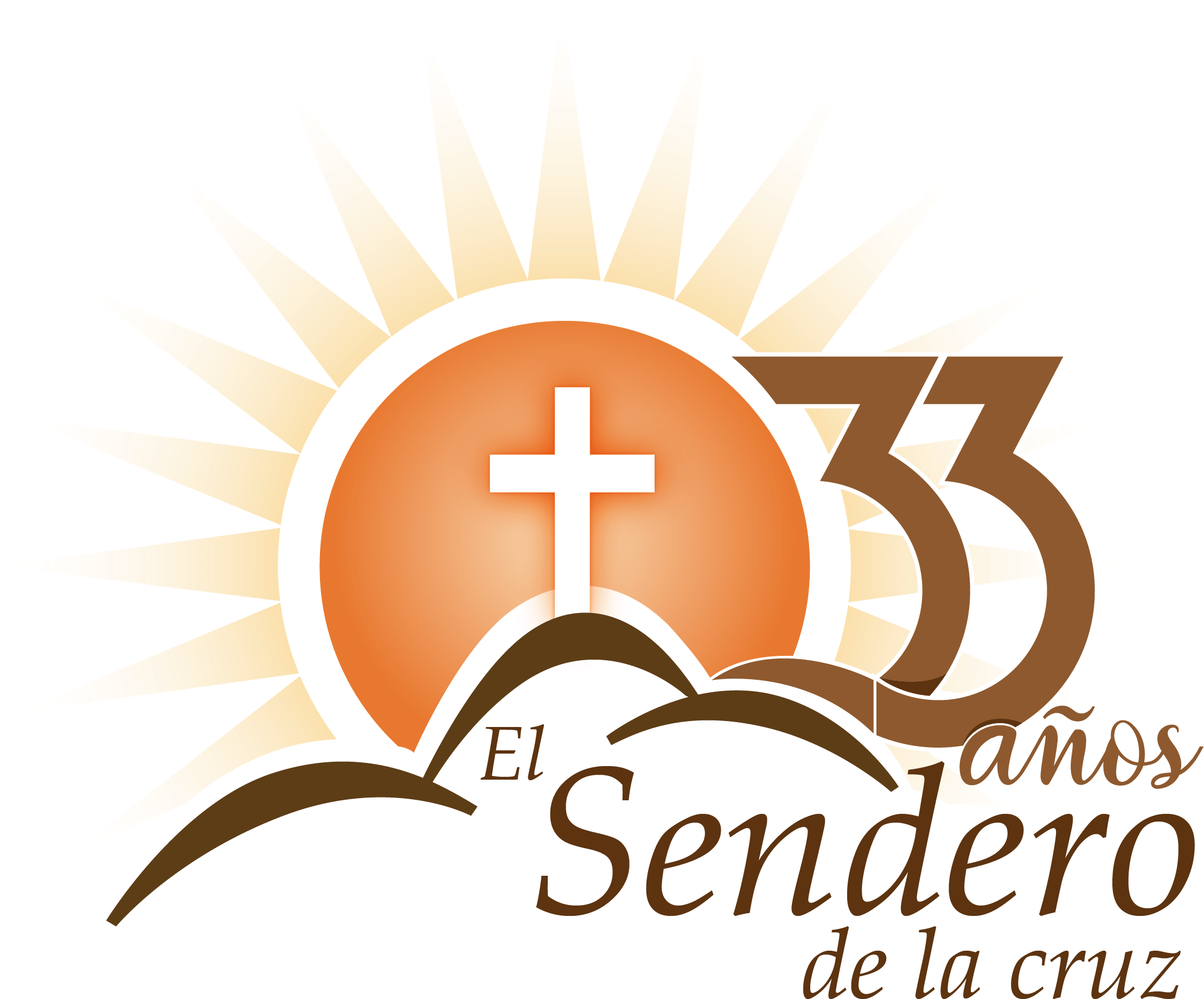 Logo Sendero 33 Aniversario - Iglesia Cristiana El Sendero De La Cruz (2464x2003), Png Download