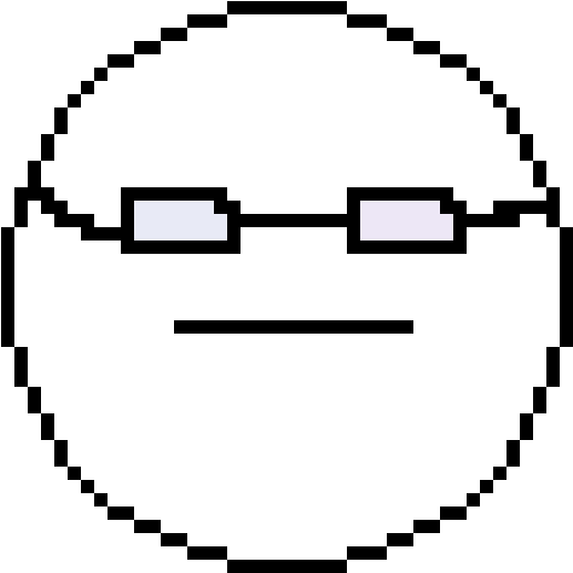 Weird Face - Pixel Art Head (1200x1200), Png Download
