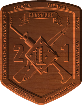 1st Battalion Gunsmoke - Emblem (430x430), Png Download