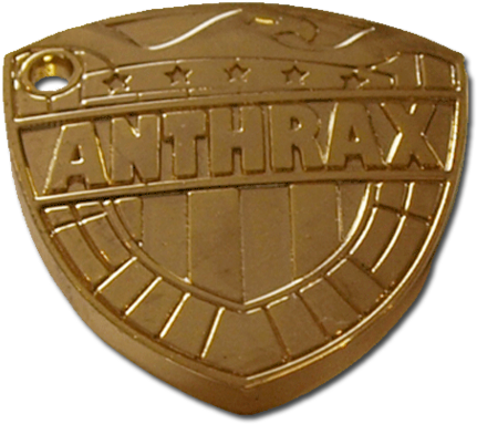 Badge Pin - Anthrax Badge Pin (476x600), Png Download