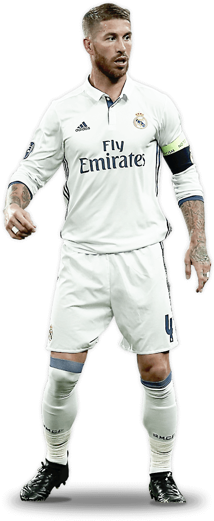 Sergio Ramos Test Hector Bellerin, Julian Draxler, - Sergio Ramos Real Madrid Png (460x1120), Png Download