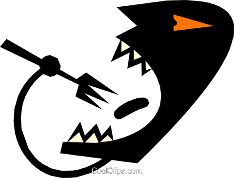 Weird Face Royalty Free Vector Clip Art Illustration (480x365), Png Download