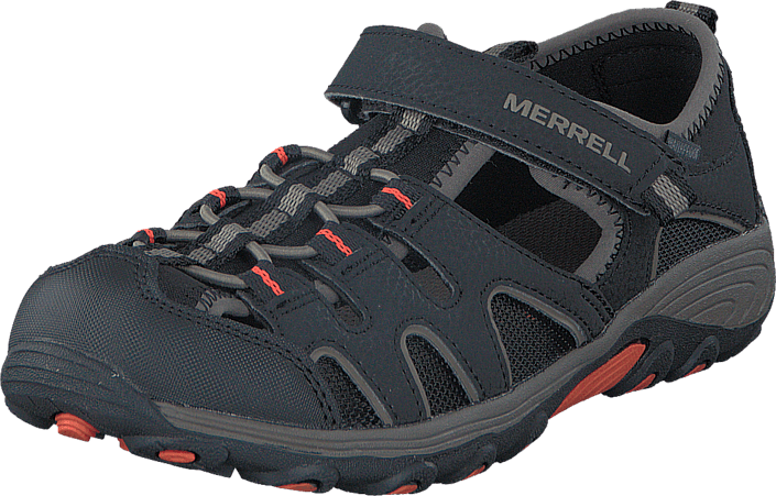 Boys Hydro H2o Hiker Sandal Black/gunsmoke/orange - Hiking Shoe (705x451), Png Download