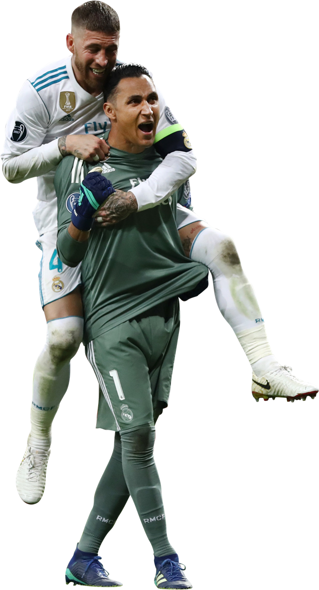 Keylor Navas & Sergio Ramos Render - Sergio Ramos 2018 Png (652x1200), Png Download
