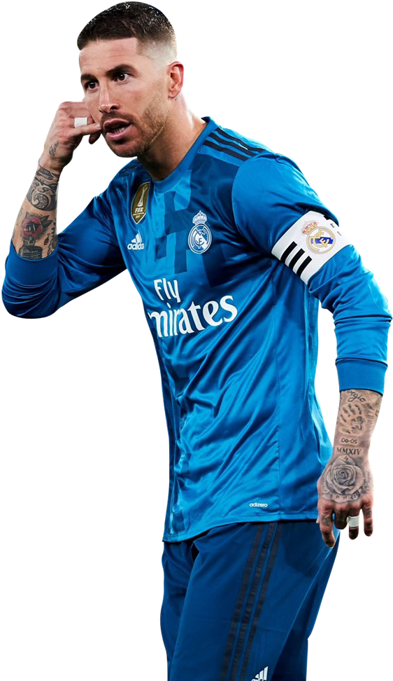 Sergio Ramos - Sergio Ramos Png 2018 (579x1000), Png Download